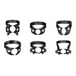 Clema diga neagra, Black coated, Molar-universal